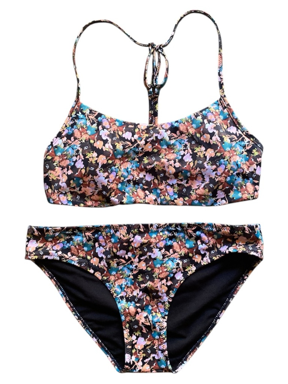 NWOT Roxy Retro Floral Bikini Set Small